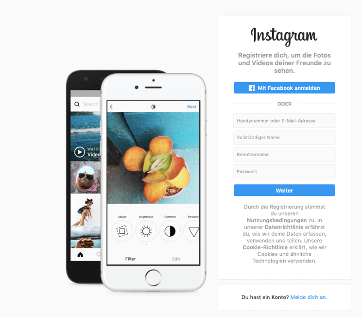 Anleitung So erstellen Sie ein InstagramKonto